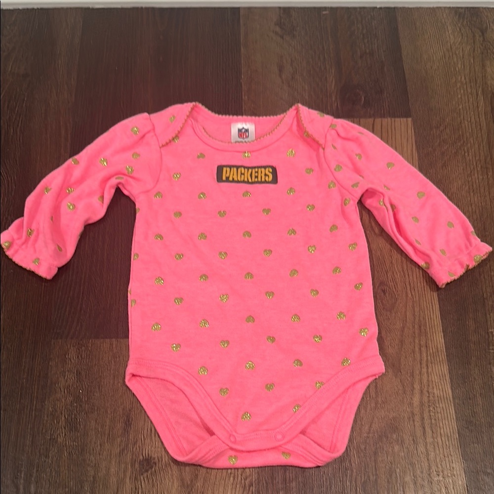 4 for $20 || Packers Pink Baby Onesie